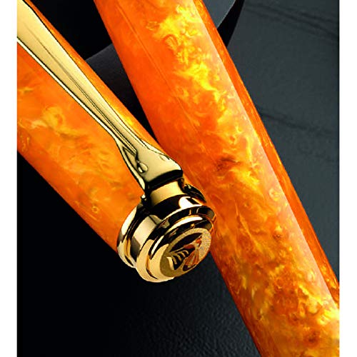 Amazon | Pelikan ペリカン 万年筆 M600 ヴァイブラントオレンジ EF